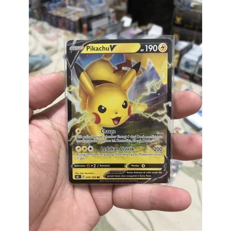 Jual Kartu Pokemon Tcg Pikachu V Rr Hologram S8b Vmax Klimaks Original