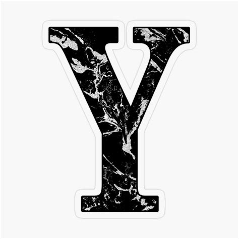 Capital Letter Y Transparent Sticker By Vaishnavi Deshmukh