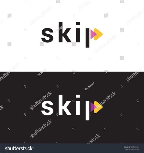 Skip Icon Logo Design Stock Vector (Royalty Free) 1830697001 | Shutterstock