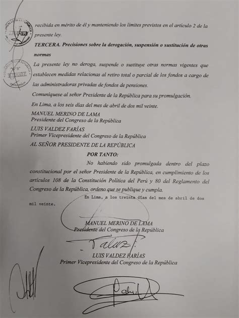 Promulgan Ley Que Permite Retiro Del 25 De Los Fondos De Las Afp