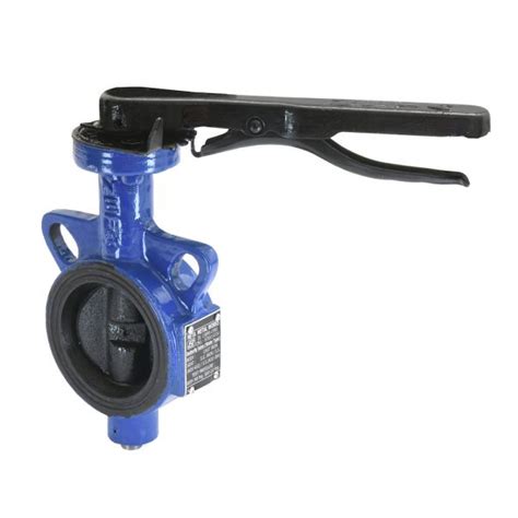 Cast Iron Butterfly Valve Wafer Type Lever Operated Neta Valves