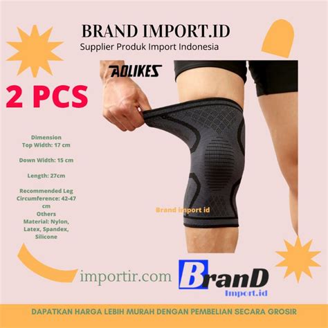 Jual Brand Original Knee Compression Pad Sleeve Knee Support