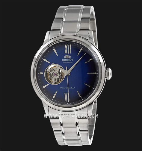 Orient Bambino Ra Ag L Classic Automatic Men Open Heart Blue Dial