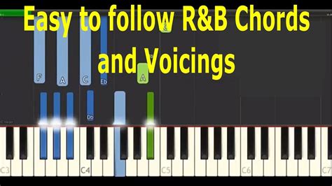 Easy To Learn Randb Chords Youtube