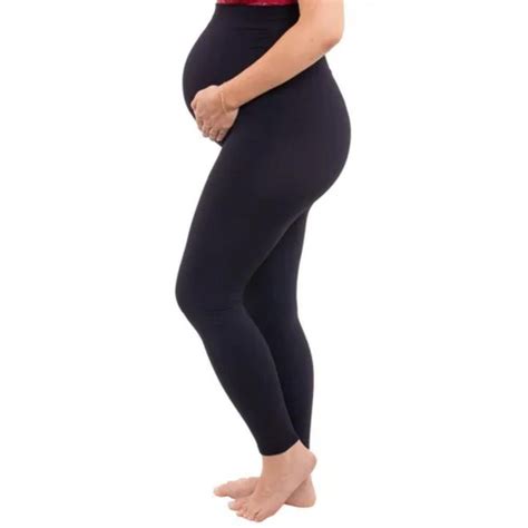 Legging Cintura Alta Para Gestante Gravida Sem Costura Maternidade