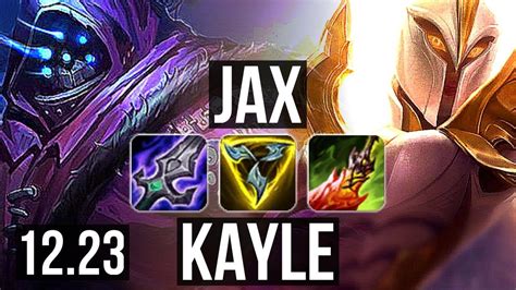 Jax Vs Kayle Top Solo Kills M Mastery Games Kr Master