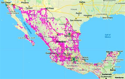 Mexico Cellular Coverage