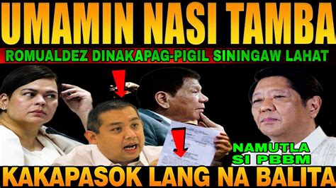 Trydor Sa Kongreso Bumaliktad Na Siningaw Lahat Ni Romualdez Pbbm