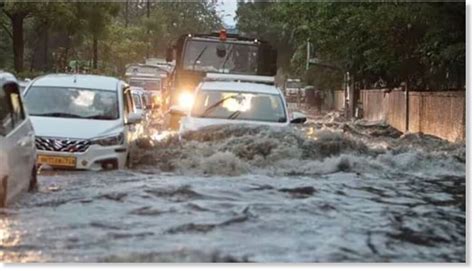 Delhi India Inundated In Flash Flood Following Heavy Rainfall Nearly