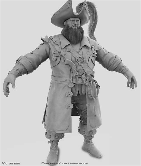 Artstation Pirate Concept By Choi Keun Hoon