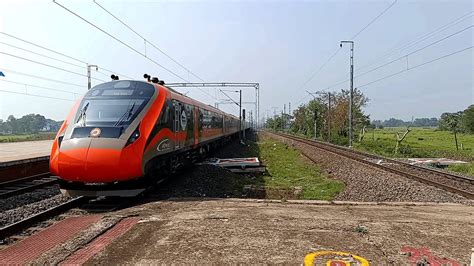 Saffron VANDE BHARAT Express Wrathful 130kmph Fastest Trains Gang