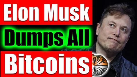 Breaking News Elon Musk And Tesla Dump All Bitcoins Video 4518 Youtube