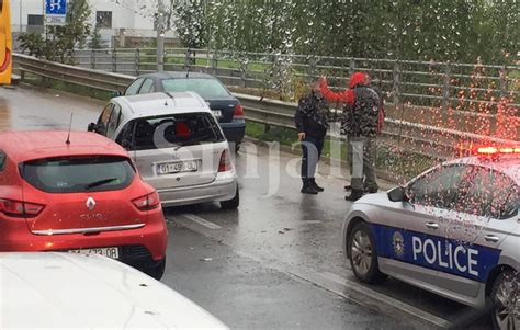 Tri vetura dhe një autobus u përfshinë në aksidentin në Veternik një i