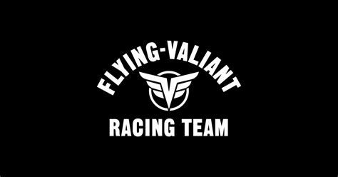 The Flying Valiant Racing Team White Design Valiant Posters And