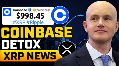 COINBASE XRP RIPPLE IS GOING TO DETOX XRP 998 45 NOT A JOKE THIS YEAR