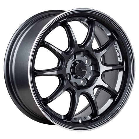 Llantas 15X7 4X100 4X114 Et35 Work Gris Matte 6008 Set 4 Llantas