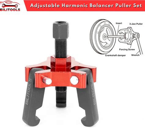 Buy BILITOOLS Harmonic Balancer Puller Set Adjustable 3 Jaw Puller For