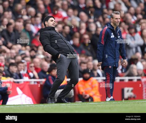 London Uk 01st Apr 2023 Mikel Arteta Arsenal Head Coach At The