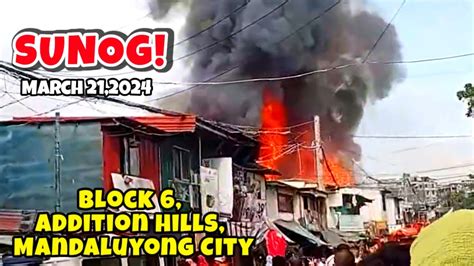 Sunog Sa Brgy Addition Hills Mandaluyong City Block March