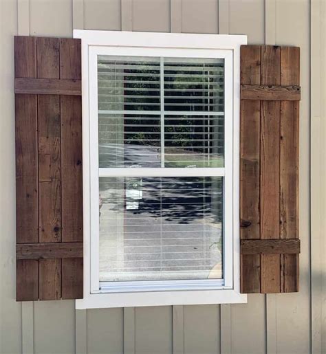 How To Make Cedar Shutters