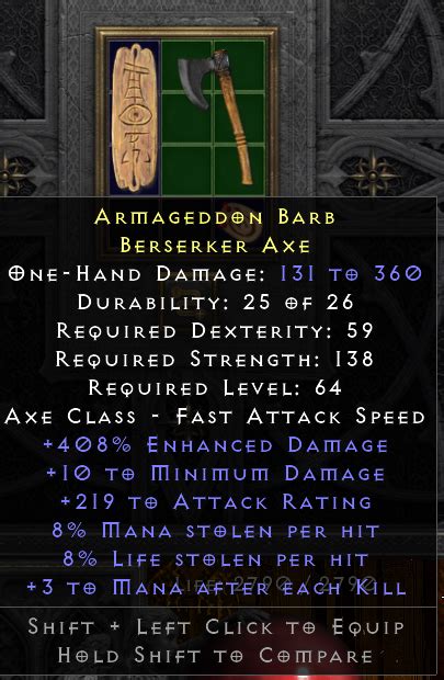 Rare Berserker Axe Ed Topic D Jsp