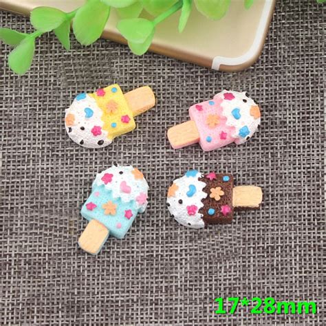 10pcs Handmade Cute Ice Cream Polymer Clay Dessert Jelly Candy Etsy