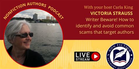 Podcast Interview Victoria Strauss 11 15 2023 Writer Beware How To