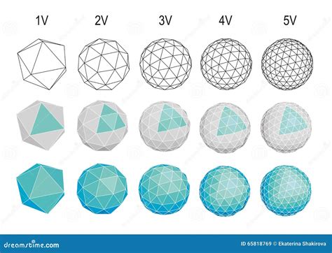 Geodesic Dome Of Hexagon Honeycombs Form Cartoon Vector Cartoondealer