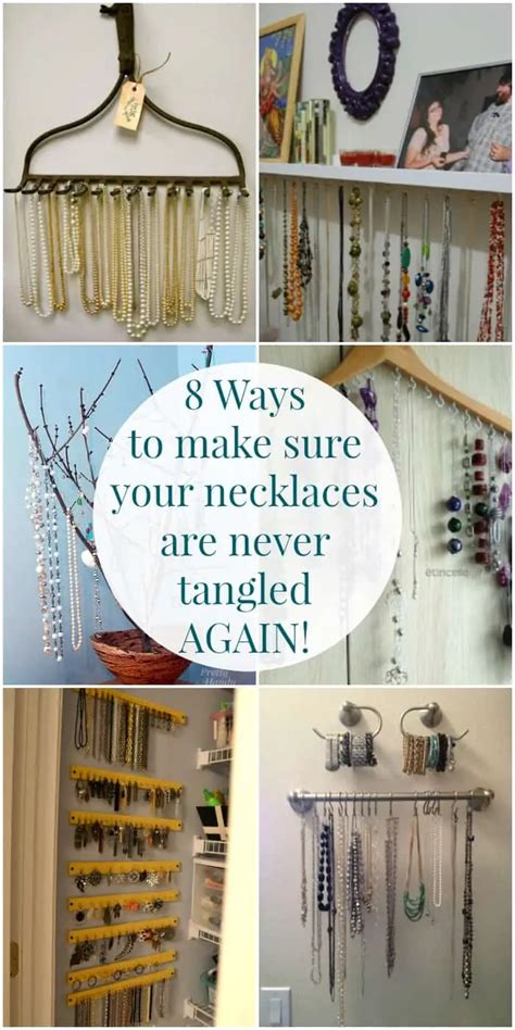 How To Keep Necklaces From Getting Tangled {8 Ideas } The Organized Mom