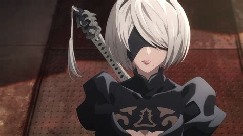 YoRHA 2B NieR Automata Anime 4K 2660i Wallpaper PC Desktop