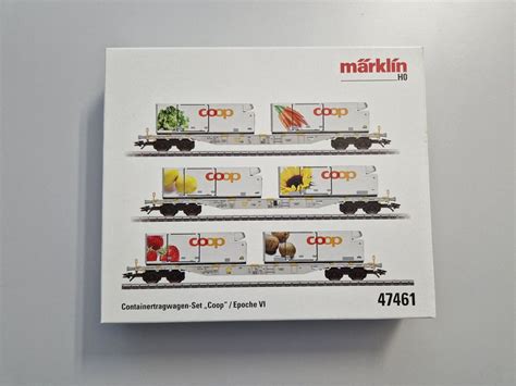 Märklin 47461 Containertragwagen Set Coop Kaufen auf Ricardo