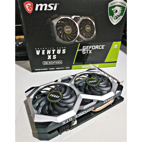 Msi Geforce Gtx 1660 Super Ventus Xs Oc Graphics Card