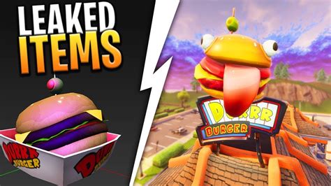 New Durr Burger Skin And Power Up Items Speed Juice Coming Season 4 Fortnite Battle