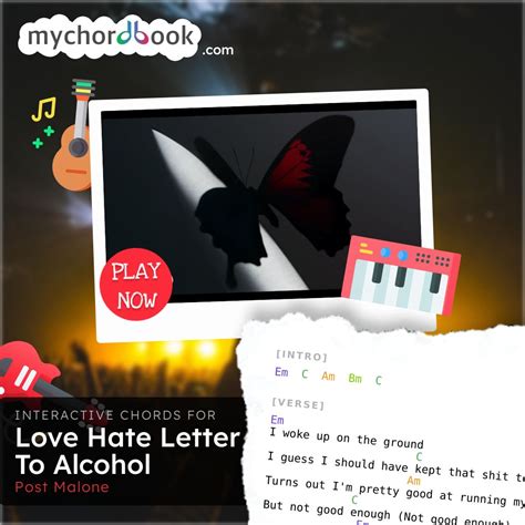 Post Malone Love Hate Letter To Alcohol Chords