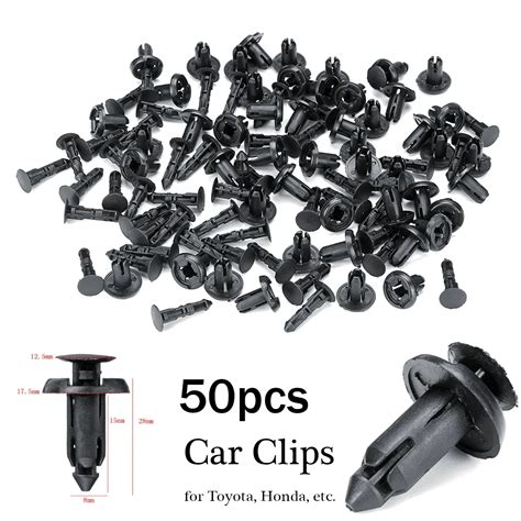 Pcs Mm Car Bumper Fastener Clips Interior Trim Card Door Panel