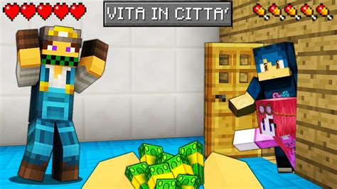 COSTRUISCO UNA CASA SBAGLIATA VITA IN CITTA Minecraft ITA YouTube