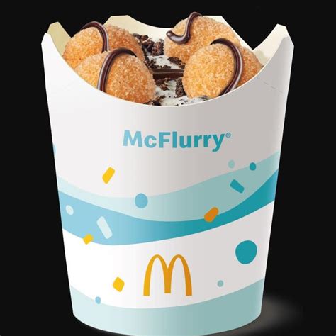 Mcdonalds Adds Limited Edition Donut Ball Mcflurry To Uber Eats Menu