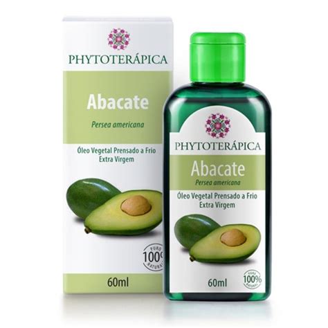 Óleo Vegetal de Abacate Extra Virgem 60ml Phytoterápica Casa do