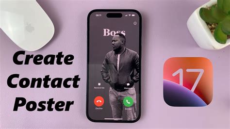 Ios 17 How To Create Contact Poster On Iphone Youtube