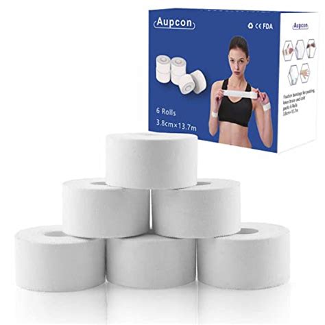 Aupcon Lot De Rouleaux De Ruban Adh Sif Blanc Athl Tique Sans