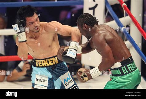 Japanese Ryota Murata L Lands A Punch Against French Hassan N Dam