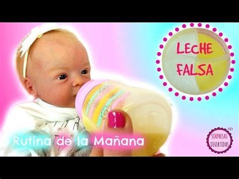 Rutina De La Ma Ana Del Bebe Reborn C Mo Hacer Leche Falsa Para Tus