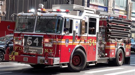 FDNY Engine 54 Responding YouTube