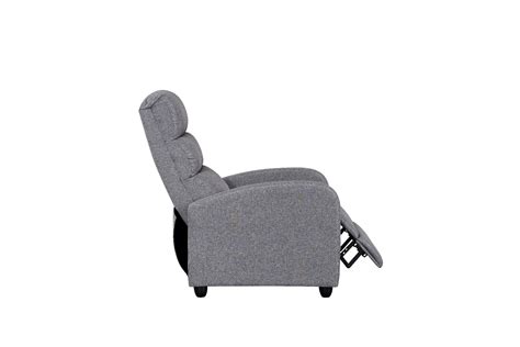 Luxury Fabric Recliner Chair - Grey - Shop Australia