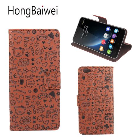 Hongbaiwei Para Oukitel U Pro Funda Con Tapa Bonita De Cuero De Lujo