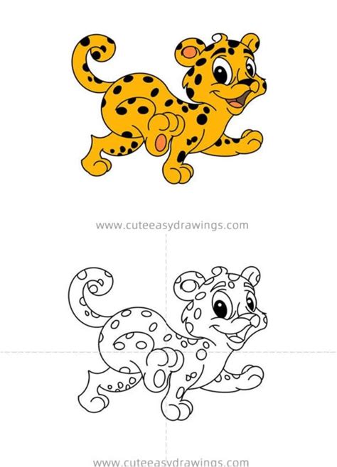 25 Easy Leopard Drawing Ideas - How to Draw