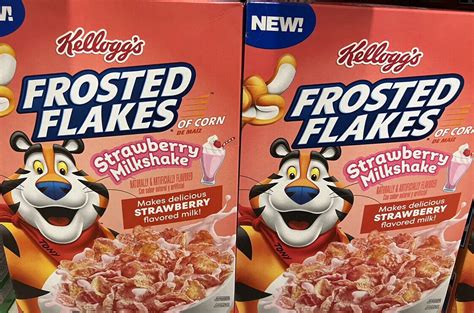 Kellogg S Frosted Flakes Strawberry Milkshake Cereal 13 2 Oz Free Shipping Cost Ebay