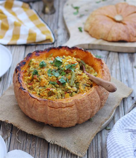 Deliciosa Calabaza Rellena De Verduras Asadas Al Horno ALCRIQUE