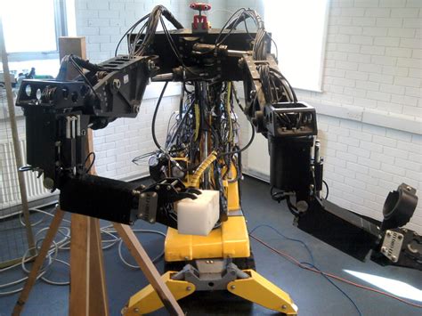 Robotic Platform With The Right Manipulator Grasping An Item