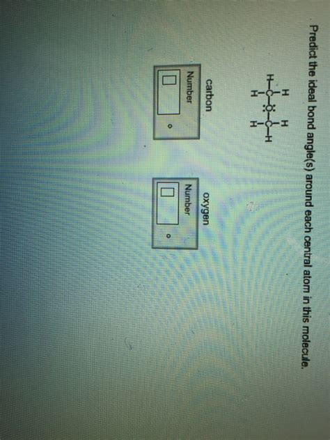 Solved Predict the ideal bond angle(s) around each central | Chegg.com